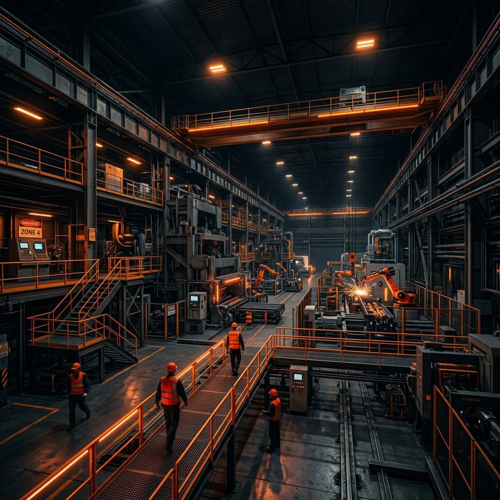 Modern Industrial Fabrication Facility
